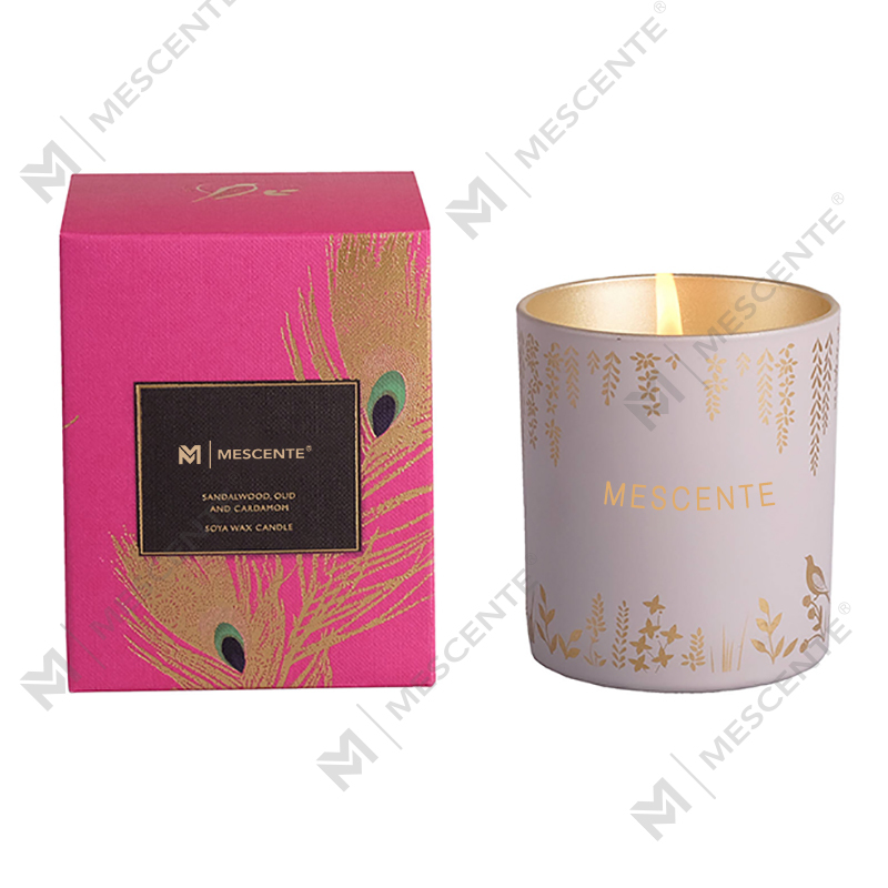 Private Label Personalized Black Wood Wick stearinlys duftende luksus med krystaller