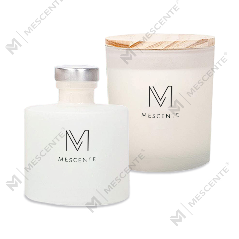 M&Scent Luksus Personlig Privat Label Efterårsdekor Aroma Duftende Soja Lys Reed Diffuser Gavesæt