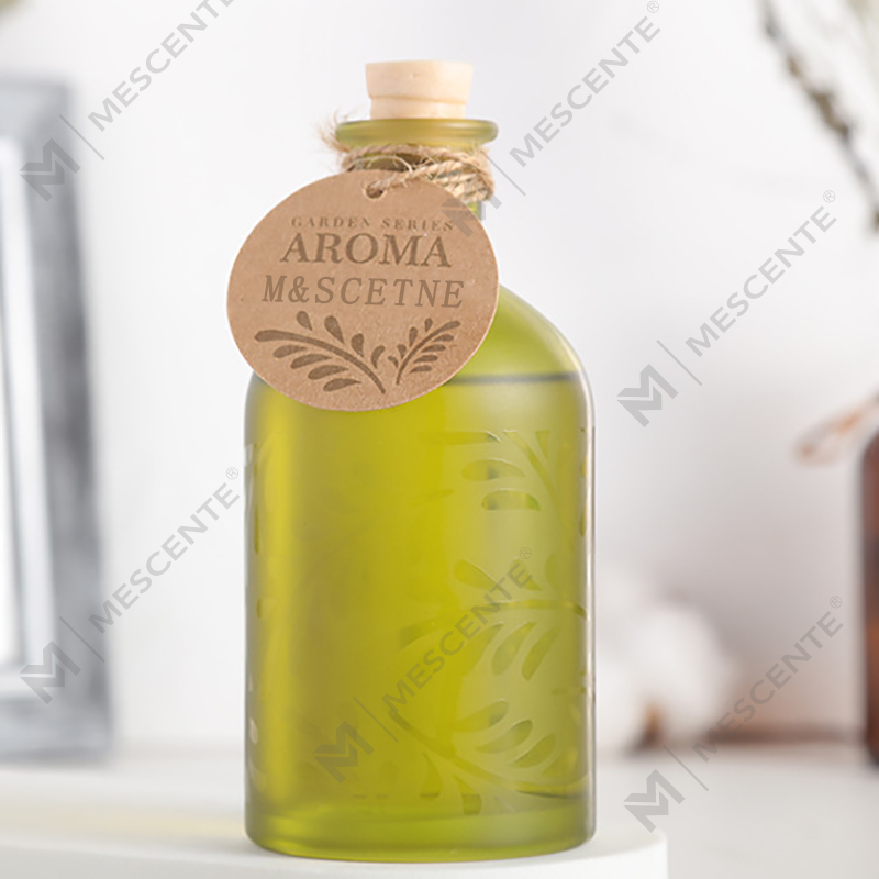 M&Scent Luxury Custom Private Label glasflaske Flower Liquid Reed Diffuser med gaveæske