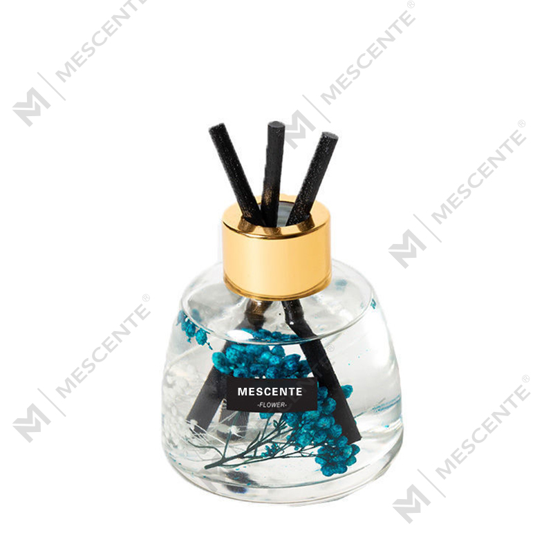 Mini hvid flaske Blomsterparfume Aroma Reed Diffuser Oil, Duft Thailand Reed Diffuser Gavesæt