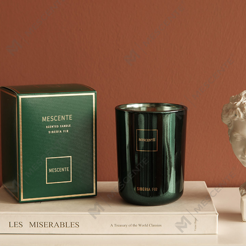 M&Scent Engros Tilpasset Luksus Privat Label Søjle Duftende Sojavoks Træ Væge Aroma Lys