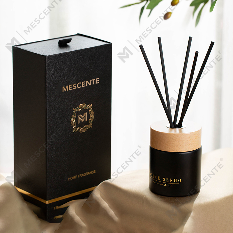 M&Scent Black Bottle Parfume Aroma Reed Diffuser Oil, Duft Thailand Reed Diffusers Gavesæt