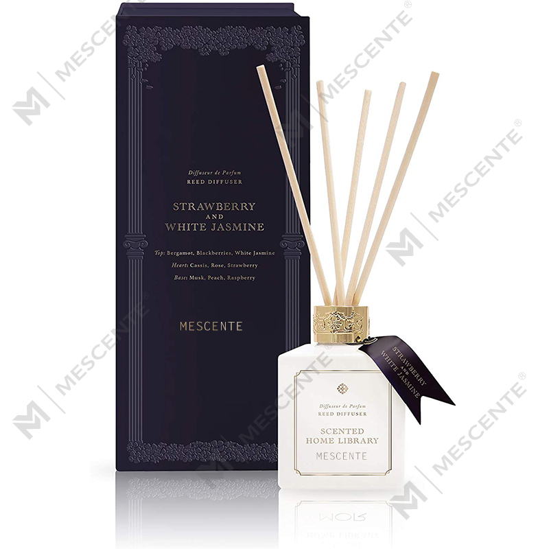 M&Scent Engros Luksus Private Label Keramisk Flaske Træ Blomsterpind Aroma Reed Diffuser