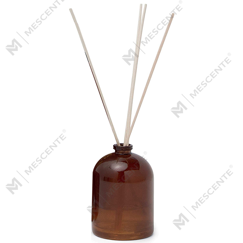 M&Scent Luxury Custom Large Rose Gold Glasflaske Blomst Private Label Liquid Reed Diffuser med gaveæske