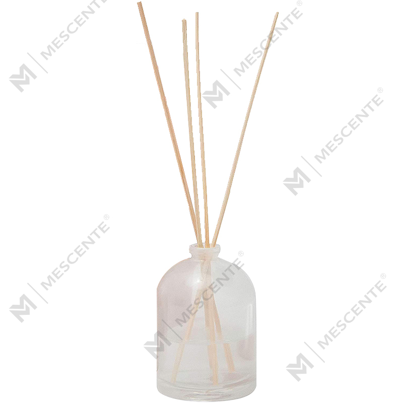M&Scent Luxury Custom Large Rose Gold Glasflaske Blomst Private Label Liquid Reed Diffuser med gaveæske