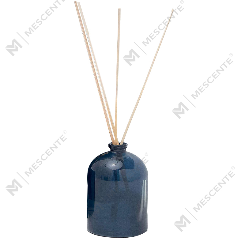 M&Scent Luxury Custom Large Rose Gold Glasflaske Blomst Private Label Liquid Reed Diffuser med gaveæske