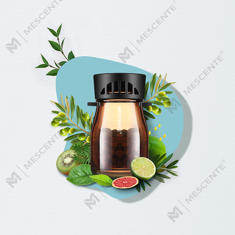 M&Scent Organic Custom Logo Mini Duft Car Air Freshener Flasker, Luftpumpe Til Bil