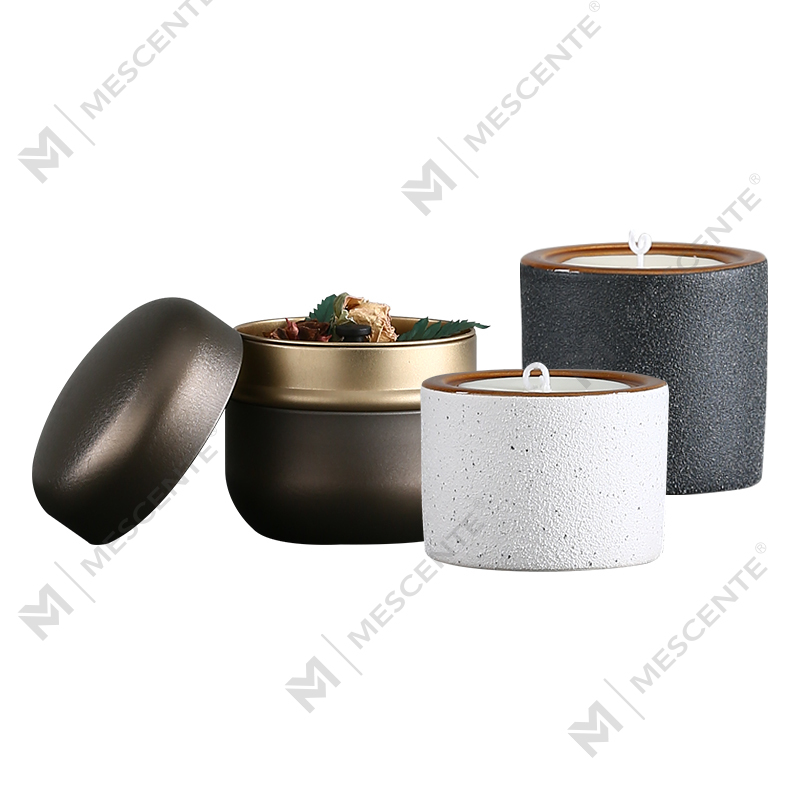 M&Scent Tilpasset dekorativ Luksus Private Label Woodwick duftende sojavokslys