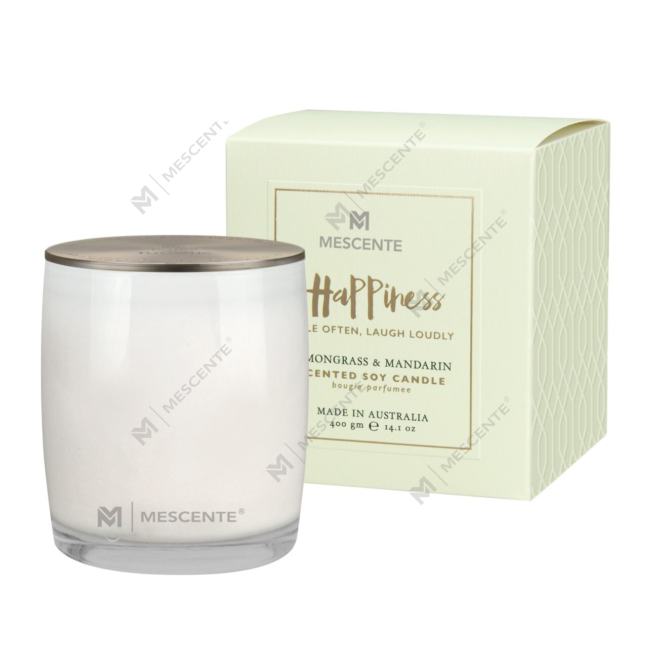 M&Scent stor glasflaske Home Essentials Aroma Reed Diffuser Gavesæt med rattanstave