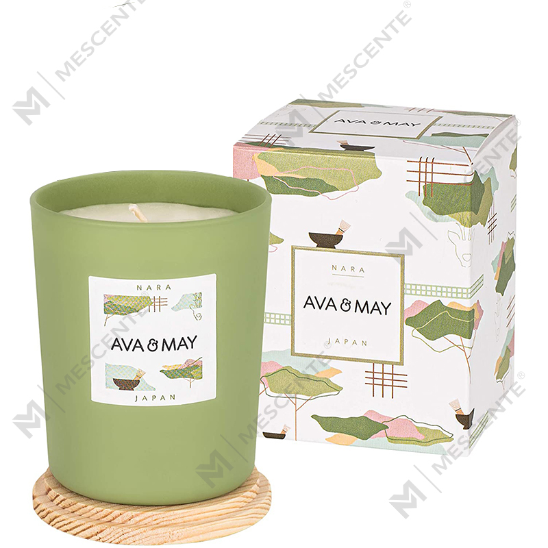 M&Scent brugerdefinerede private label lavet farvede duftende sojavoks chic stearinlys