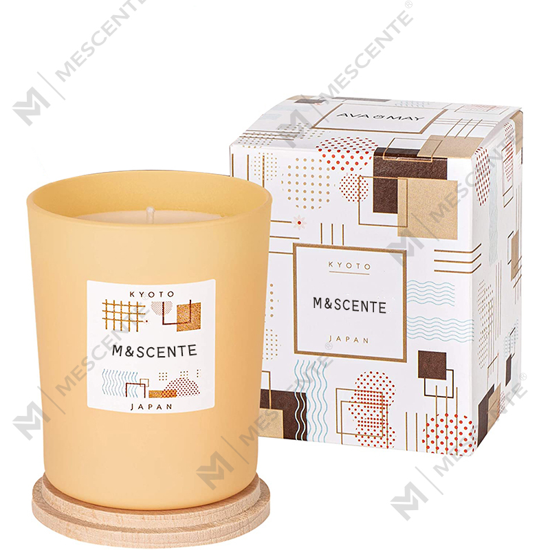 M&Scent brugerdefinerede private label lavet farvede duftende sojavoks chic stearinlys