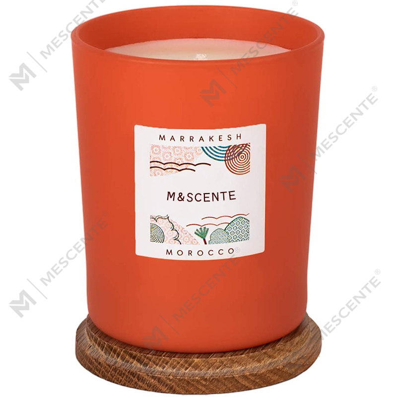 M&Scent brugerdefinerede private label lavet farvede duftende sojavoks chic stearinlys