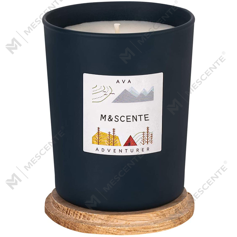 M&Scent brugerdefinerede private label lavet farvede duftende sojavoks chic stearinlys