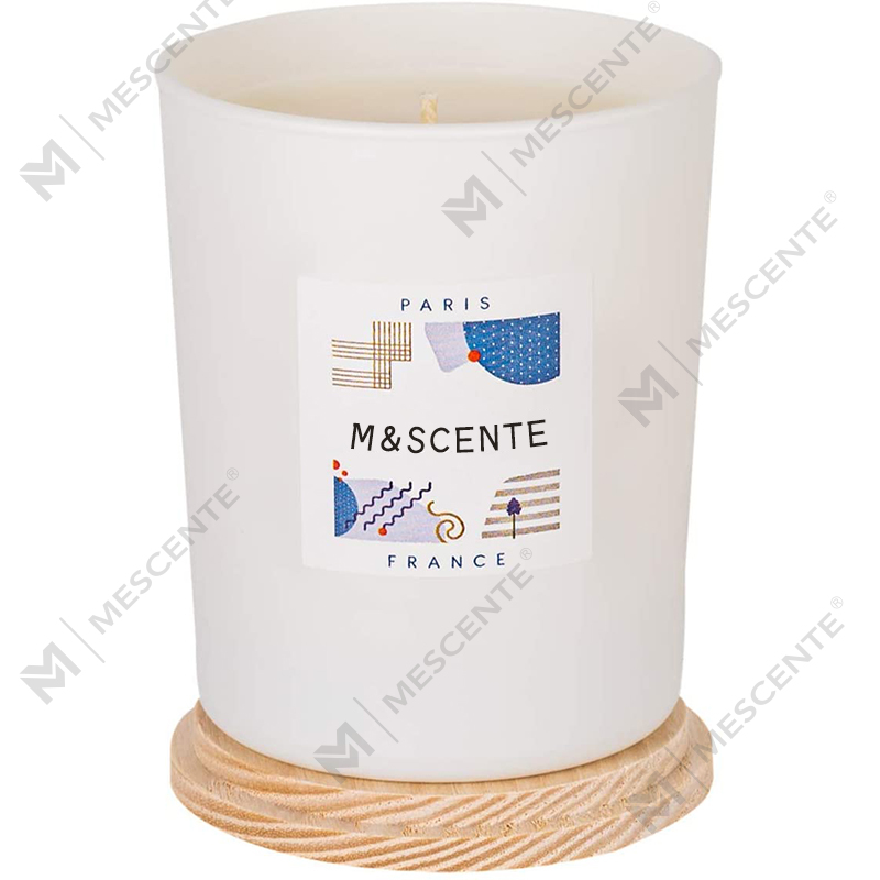 M&Scent brugerdefinerede private label lavet farvede duftende sojavoks chic stearinlys
