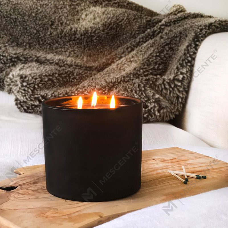 M&SCENT Natural Christmas Meget brugt glaskrukke Duftende sojavokslys med foldeboks