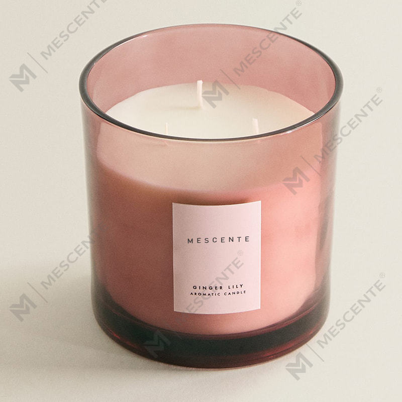 M&S cent Luxury Custom 3 Wick sojalys med trælåg A29273-1