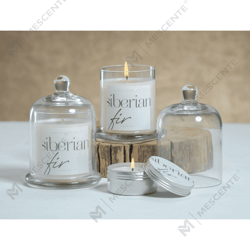 M&Scent Dekorativ romantisk bryllupsklokkekrukke Glaskuppeldæksel Duftlys A29275