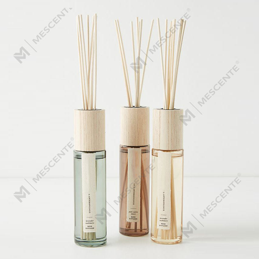 Hjemmelavet gul Patchouli Reed Diffuser A29154