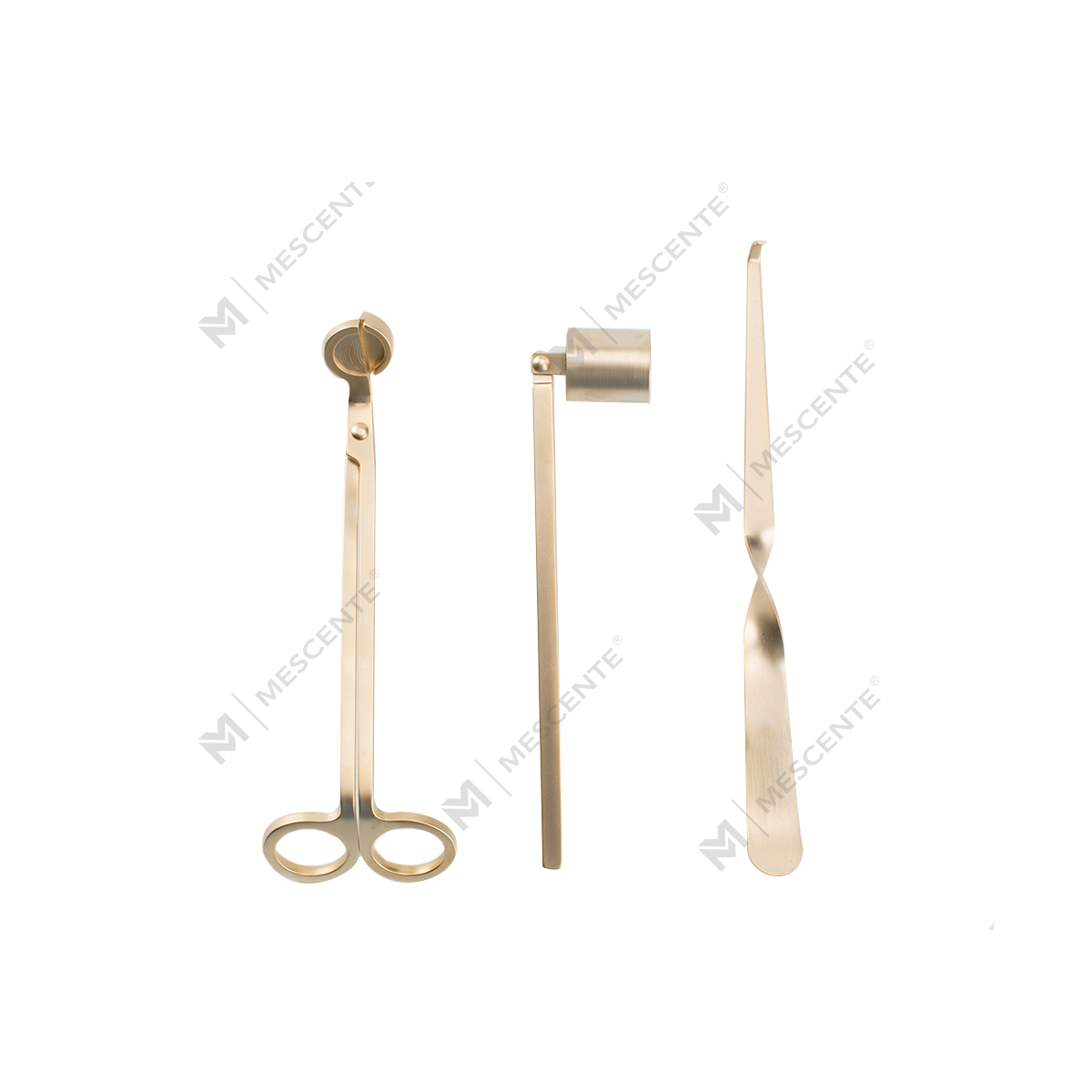Mescente Gold Candle Wick Snuffer Sæt med gaveæske A991330-1