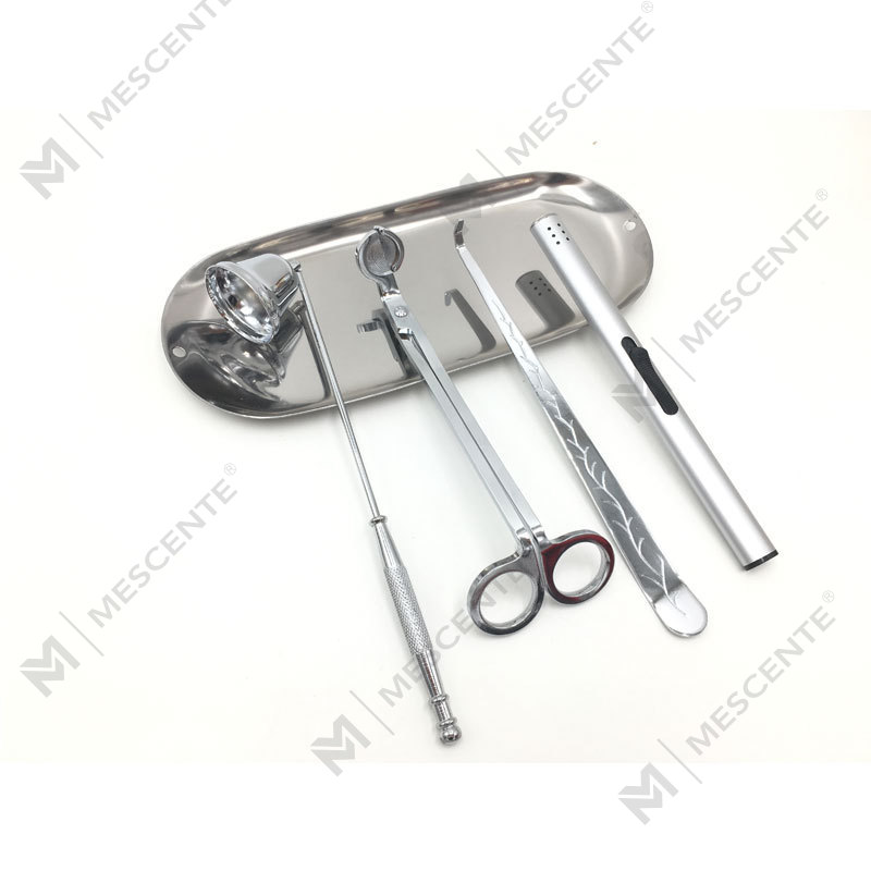 Mescente 4 i 1 stearinlys Snuffer Wick Trimmer Dipper Sæt A99133-3