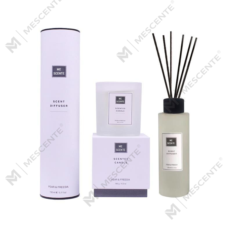 150 ml Hjemduft Reed Diffuser gavesæt med duftlys A99189
