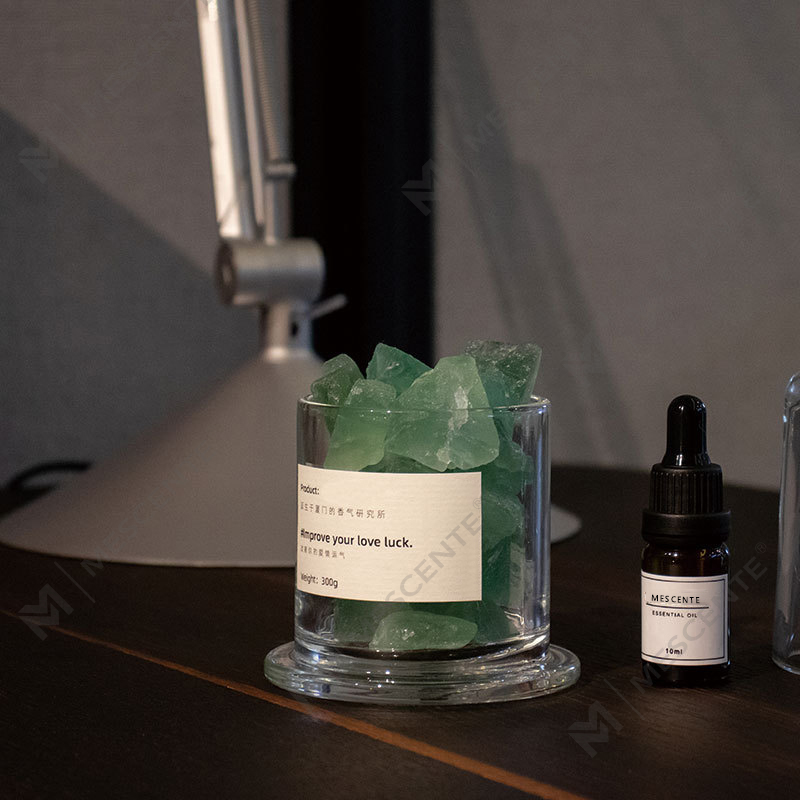 Dekorativ hjemmestatue formet keramisk duft Krystalsten æterisk olie Aroma Diffuser A29199-Værdigenstande