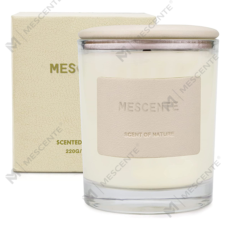 M&Scent Engros Smukke genbrugte glaskrukker stearinlys I Kina, Relax Candle