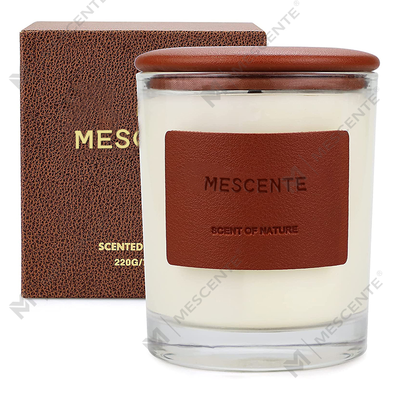 M&Scent Engros Smukke genbrugte glaskrukker stearinlys I Kina, Relax Candle