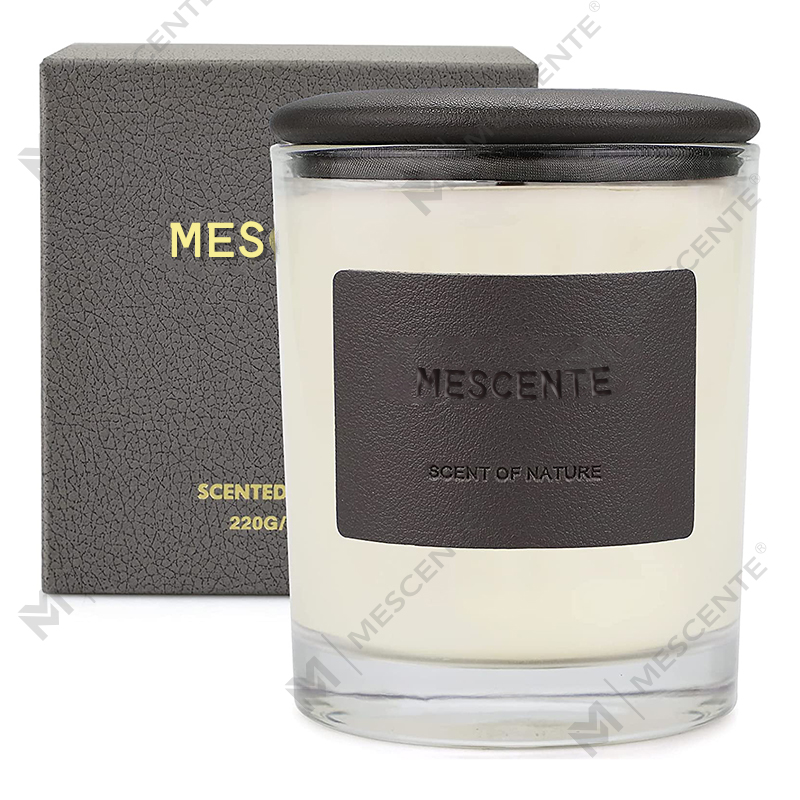 M&Scent Engros Smukke genbrugte glaskrukker stearinlys I Kina, Relax Candle