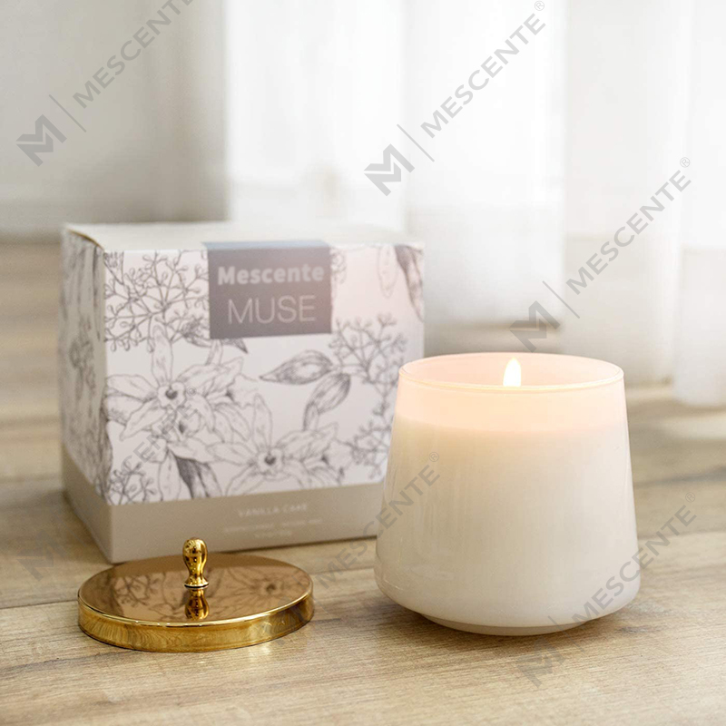 M&Scent 100 % naturlig aromaterapibog Duftende sojalys til hjemmet, store krukker duftende stearinlys