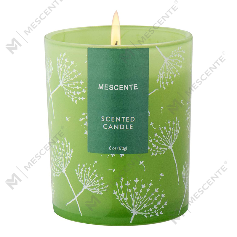 M&S duft brugerdefineret logo print prøve Aromaterapi duftende stearinlys, duftlys med tørrede blomster