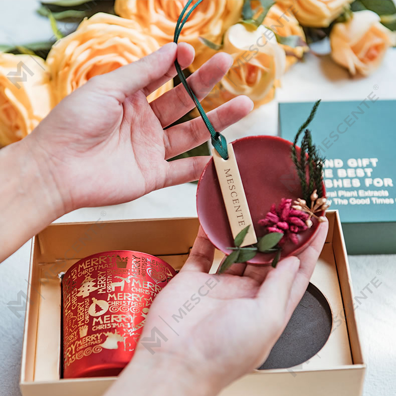 M&Scent Holiday Duft Christmas Smokeless Starry Sky Cup Duftende stearinlys Gave med hånd