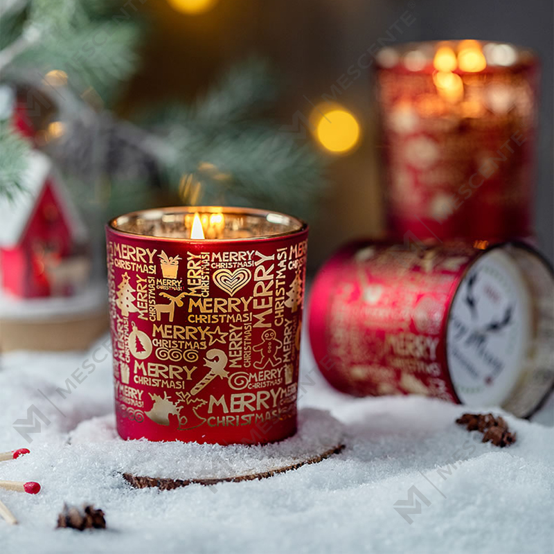 M&Scent Holiday Duft Christmas Smokeless Starry Sky Cup Duftende stearinlys Gave med hånd