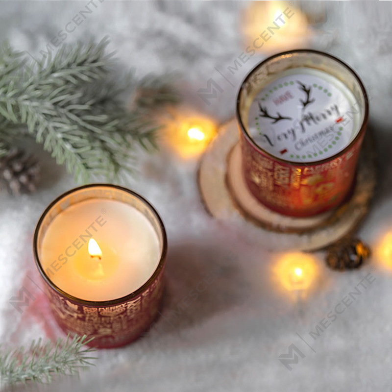 M&Scent Holiday Duft Christmas Smokeless Starry Sky Cup Duftende stearinlys Gave med hånd