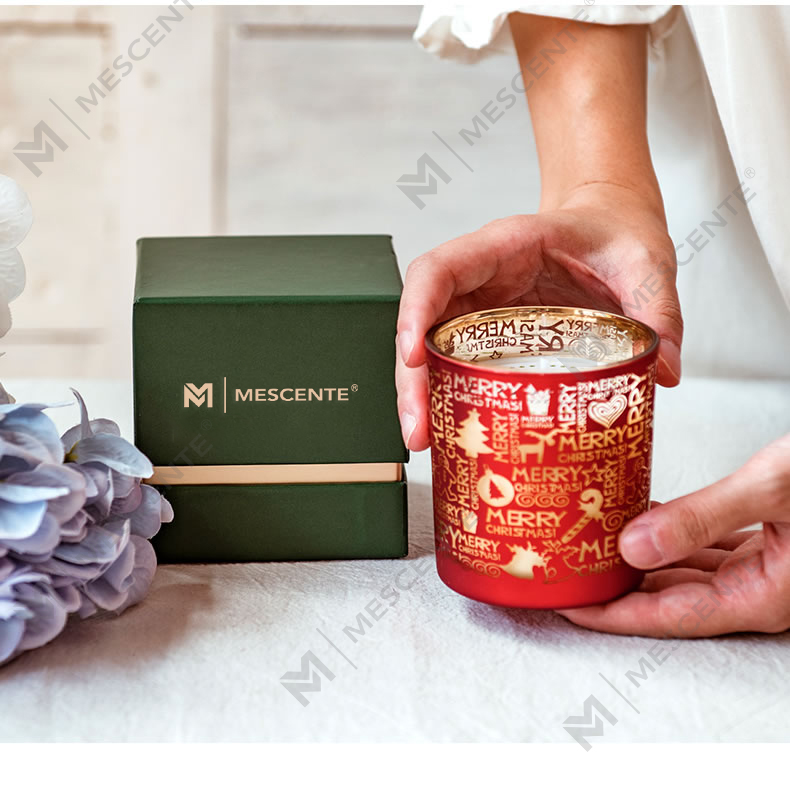 M&Scent Holiday Duft Christmas Smokeless Starry Sky Cup Duftende stearinlys Gave med hånd