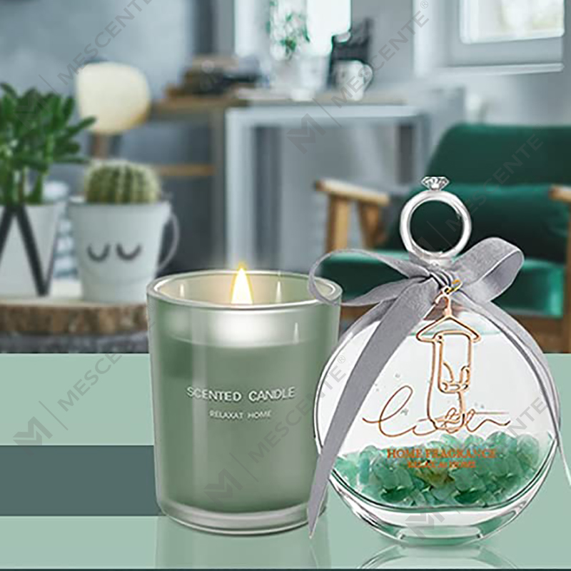 M&S cent Citron Basilikum Duftolie Reed Diffuser og Duftlys Gavesæt med Pinde til Hjemmet