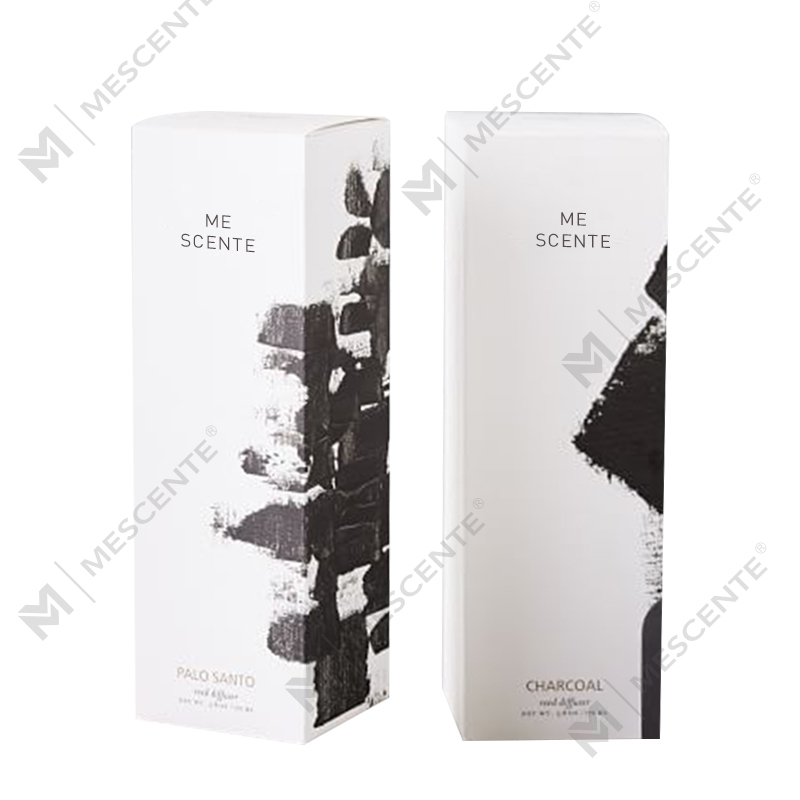 Mescente Luksus 180 ml tilpasset glasflaske Reed Diffuser til æterisk olie til hoteller