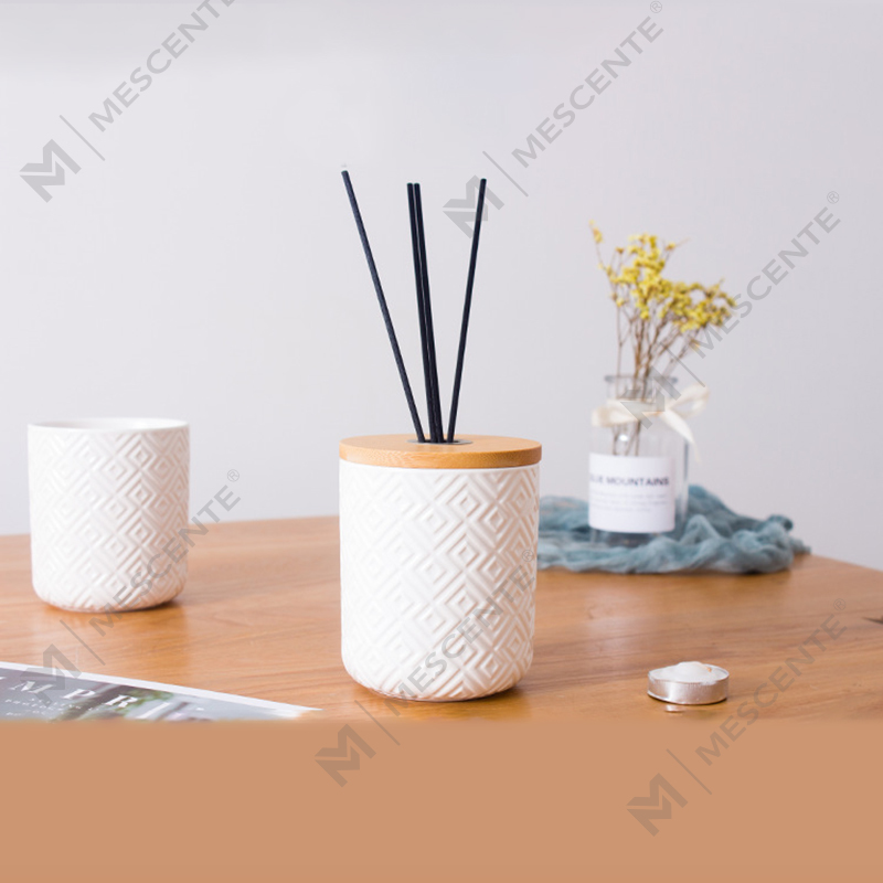 M&Scent 100 ml 200 ml Rund Keramisk Aroma Dekorativ Glasflaske Reed Diffuser