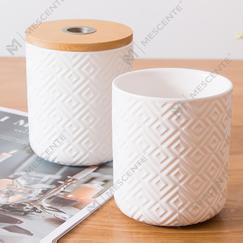 M&Scent 100 ml 200 ml Rund Keramisk Aroma Dekorativ Glasflaske Reed Diffuser