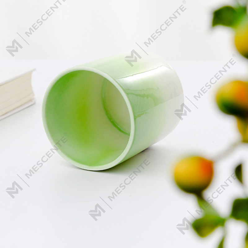 M&Scent Private Label Home Decoration Brugerdefinerede duftlys i keramiske stearinlyskrukker