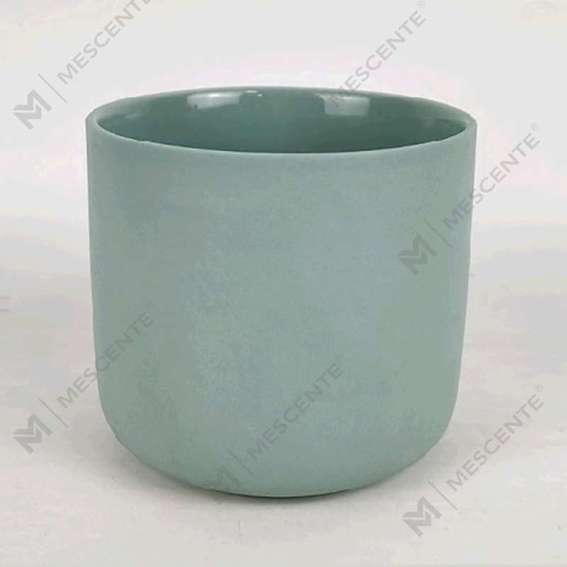 M&Scent Engros Custom Moderne Stor 3 Wick Sølv Hvid Frosted Julelyskrukke Med Bambuslåg
