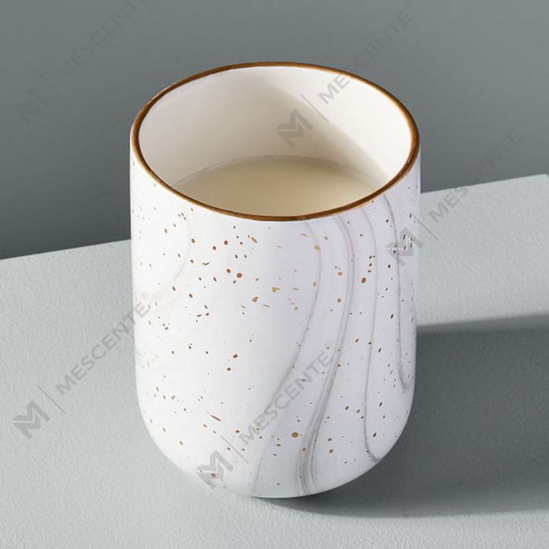 M&Scente White Ceramic Electric Duft Stearinlys Voksvarmer til Spa og Aromaterapi