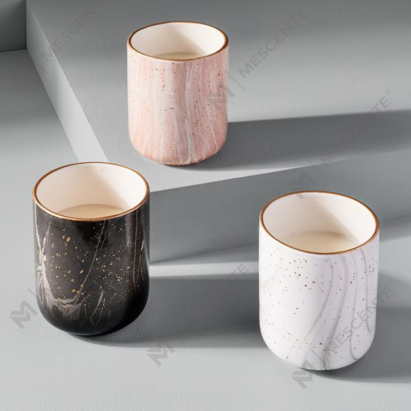 M&Scente White Ceramic Electric Duft Stearinlys Voksvarmer til Spa og Aromaterapi