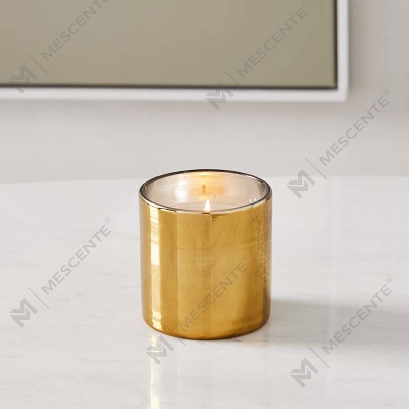 Amazon Luxury Custom Gold Print Logo Sort glaskrukke Duftende sojavoks stearinlys dekorationsgavesæt