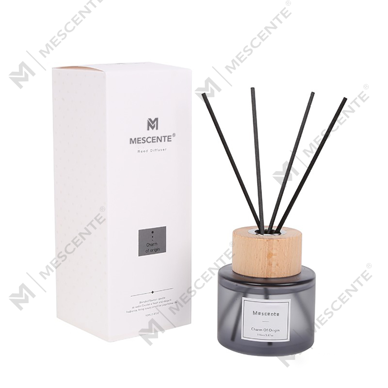 M&Scent engros luksus private label glasflaske reed diffuser med prop