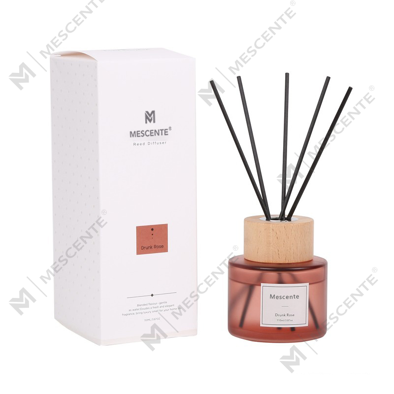 M&Scent engros luksus private label glasflaske reed diffuser med prop