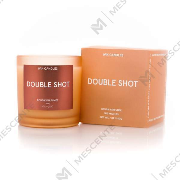 M&Scent Engros Luksus Custom Private Label Dekoration Sort Glas Krystal Duftende Sojavokslys