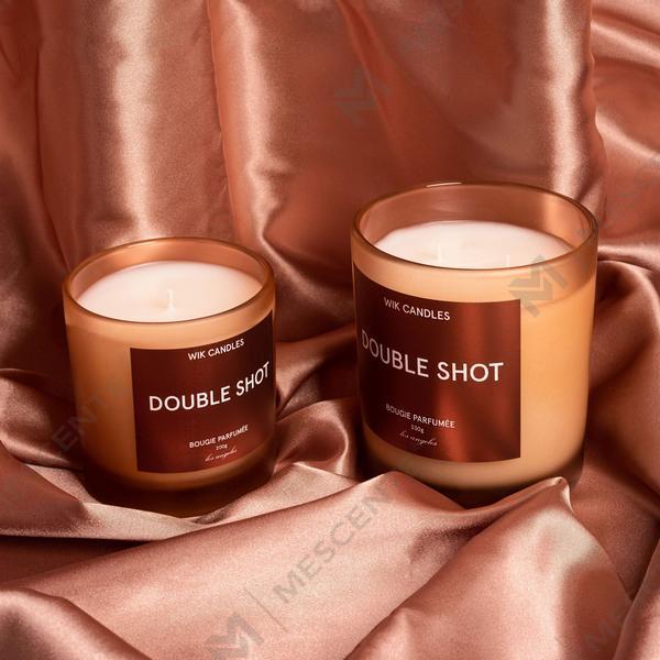 M&Scent Engros Luksus Custom Private Label Dekoration Sort Glas Krystal Duftende Sojavokslys