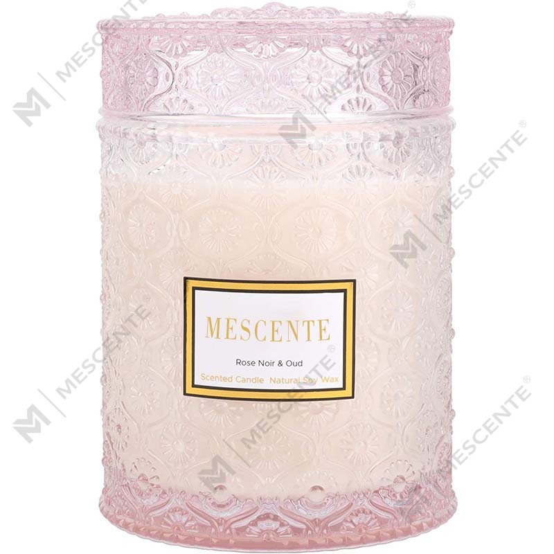 M&S cent Hjemmelavet Eucalyptus Spearmint Sojavoks Tørret blomsterduft Spa-lys