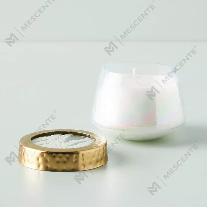 Engros Customized Private Label Home Decoration Klart Glas Stærke Duftlys
